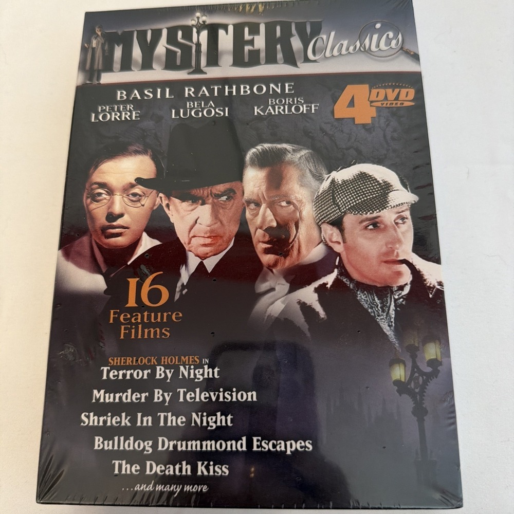 Mystery Classics, Vol. 1 (DVD, 2005, 4-Disc Set) - Brand new !! Factory Sealed!!